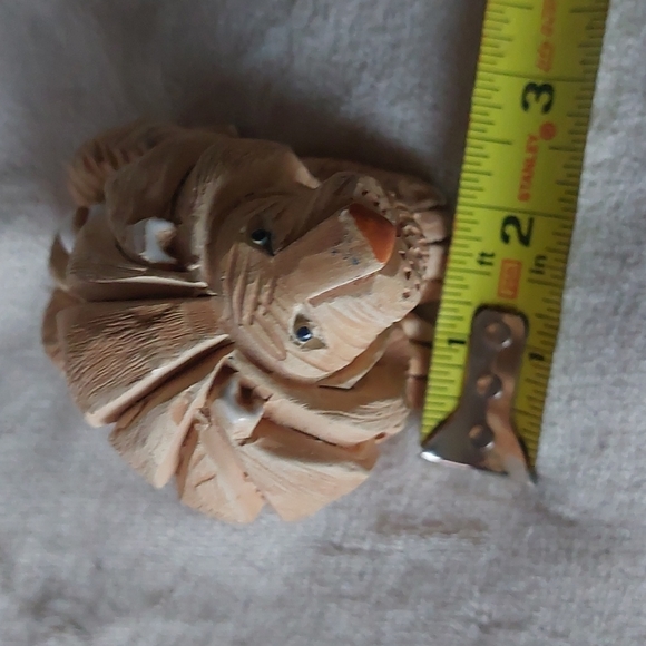 Artensania Rinconada hand crafted leo lion figure from Uruguay signed - Picture 9 of 10